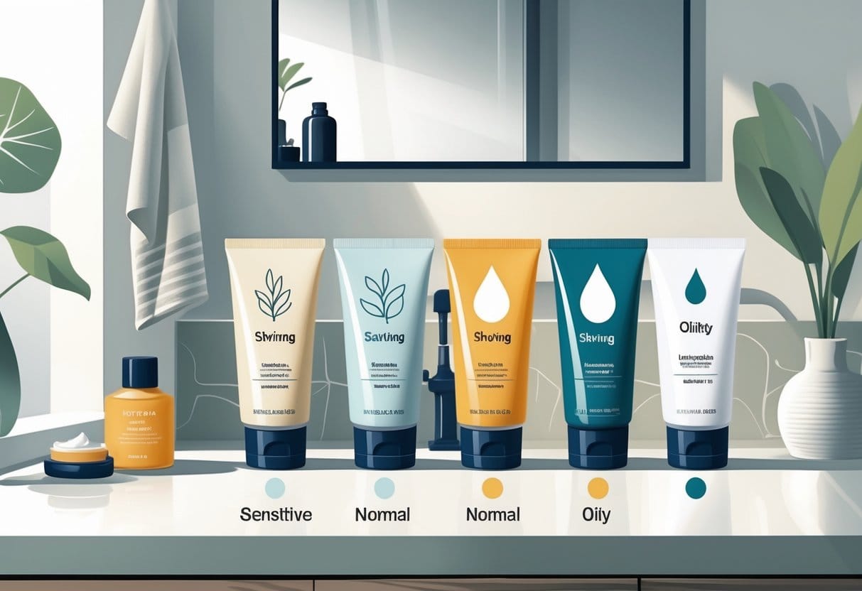 Val av rakkräm för olika hudtyper